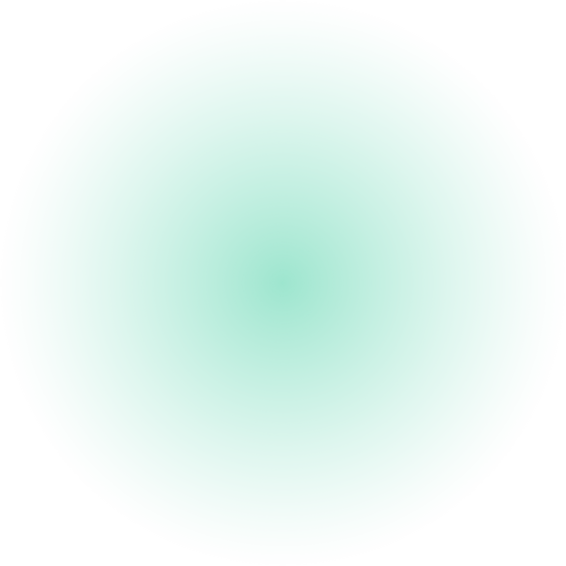 Glowing Green Dot Light